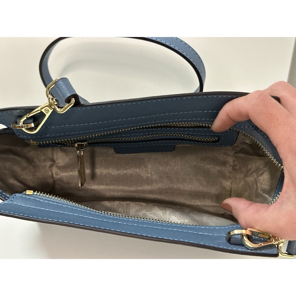 Michael Kors, Selma Medium Saffiano Leather Crossbody Bag - Stylish & Timeless, - Picture 4 of 5